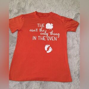 Thanksgiving maternity shirt
